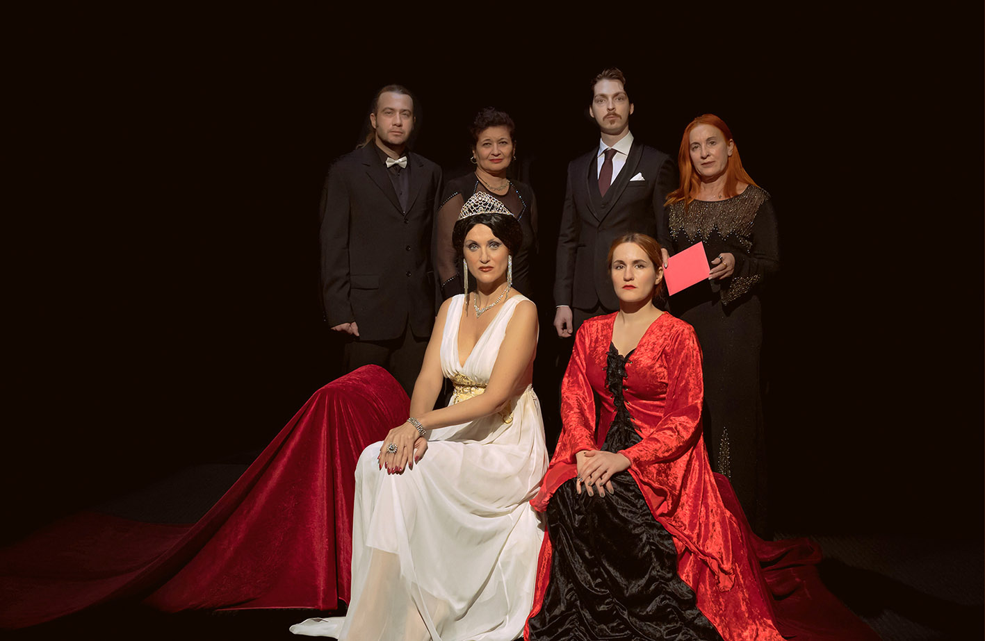 Ηθοποιοί της θεατρικής παράστασης Μαρία Κάλλας: "Maria the Woman, Callas the Legend"