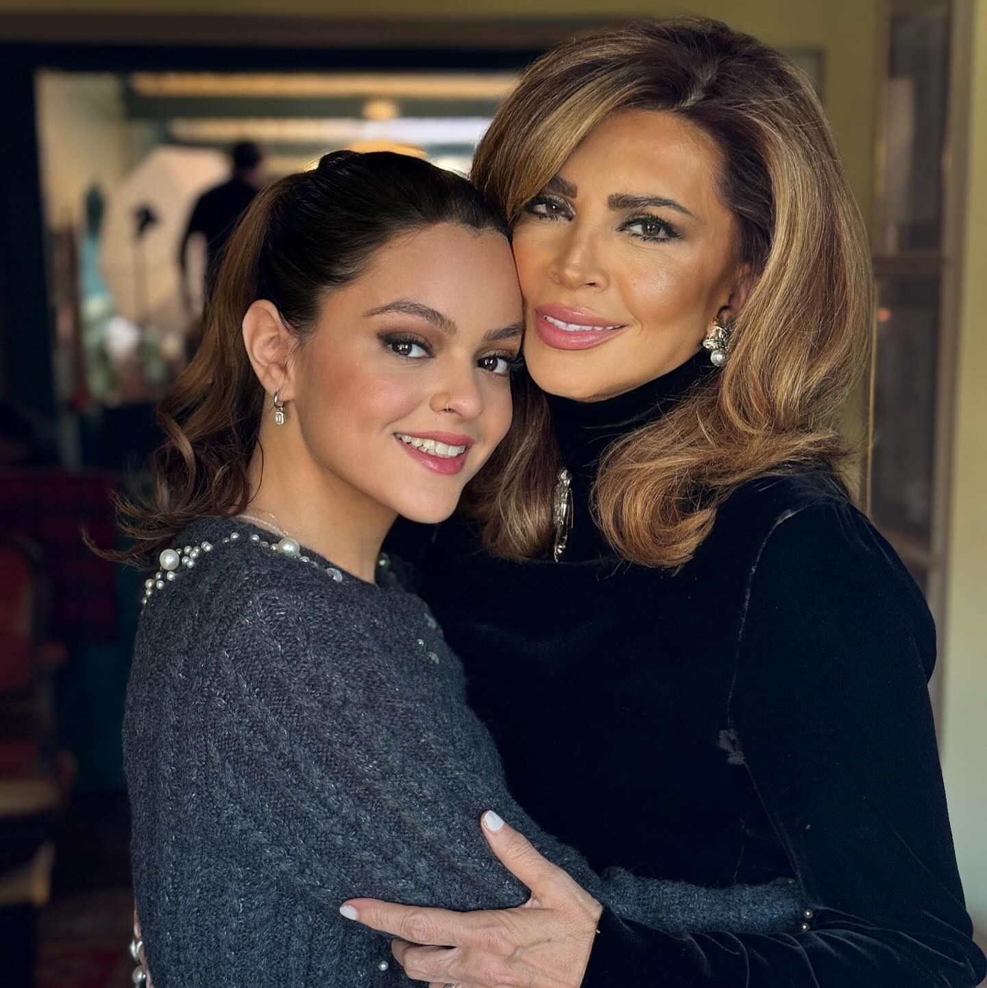 Η Μιμή Ντενίση με την κόρη της Μαριτίνα