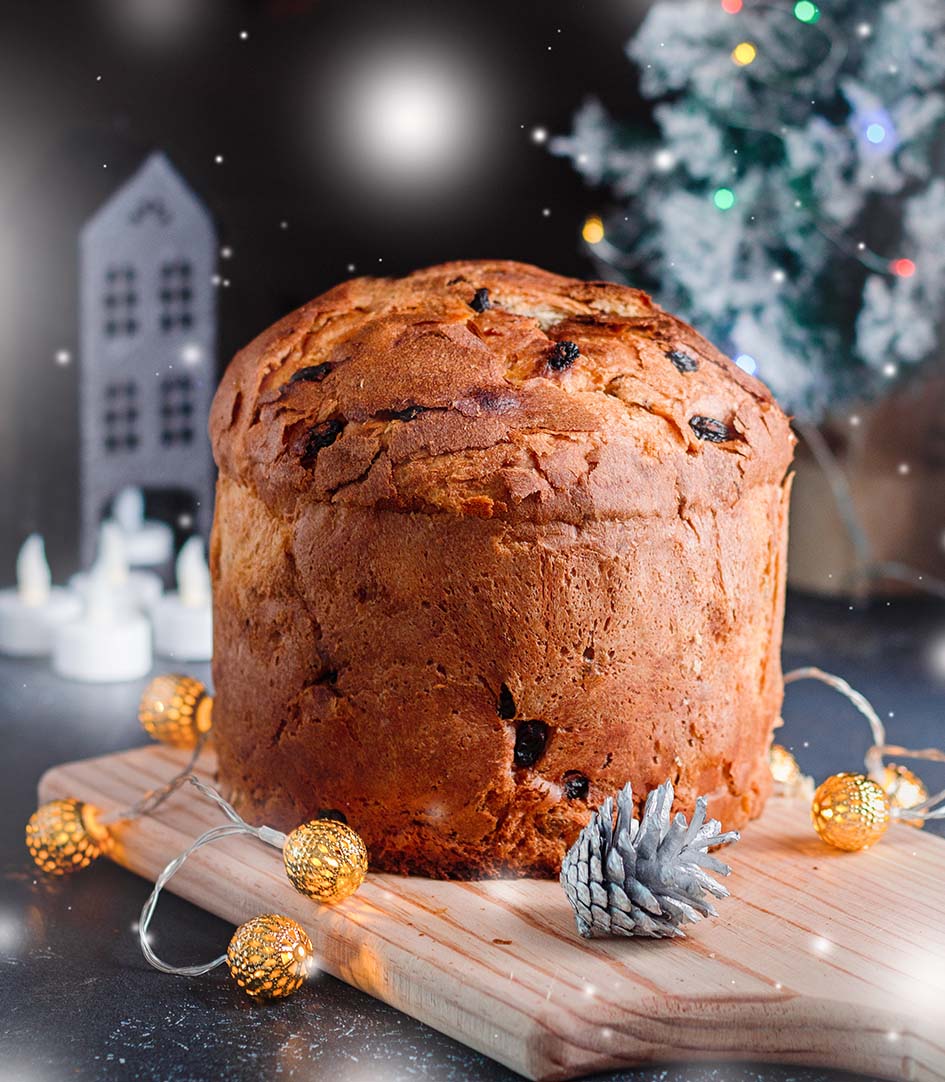 Το χριστουγεννιάτικο ιταλικό γλυκό πανετόνε