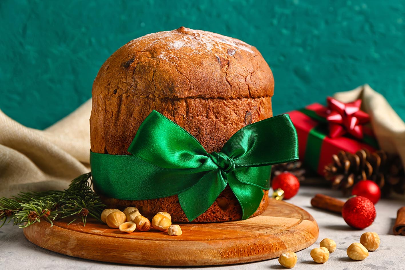 Το χριστουγεννιάτικο ιταλικό γλυκό πανετόνε