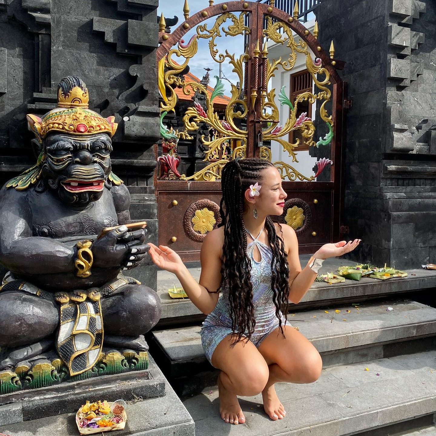 Η Παολίνα Ζογλοπίτη για γιόγκα στο Μπαλί