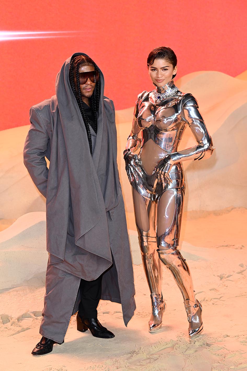 H Zendaya και ο Law Roach and Zendaya στην παγκόσμια πρεμιέρα "Dune: Μέρος Δεύτερο" στις 15 Φεβρουαρίου 2024 στο Λονδίνο.