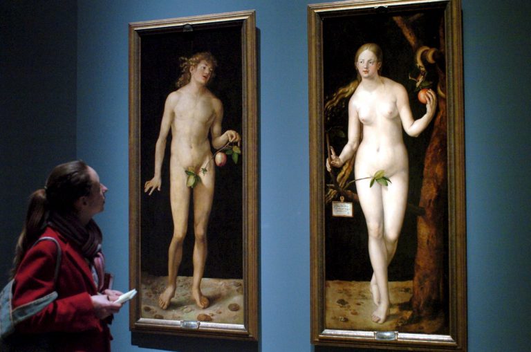 "Αδάμ" και "Εύα" α['π τον Γερμανό καλλιτέχνη Albrecht Durer (1471-1528) παρουσιάστηκε στις 4 Μαρτίου 2005, στον Τύπο στο Μουσείο Πράδο στη Μαδρίτη