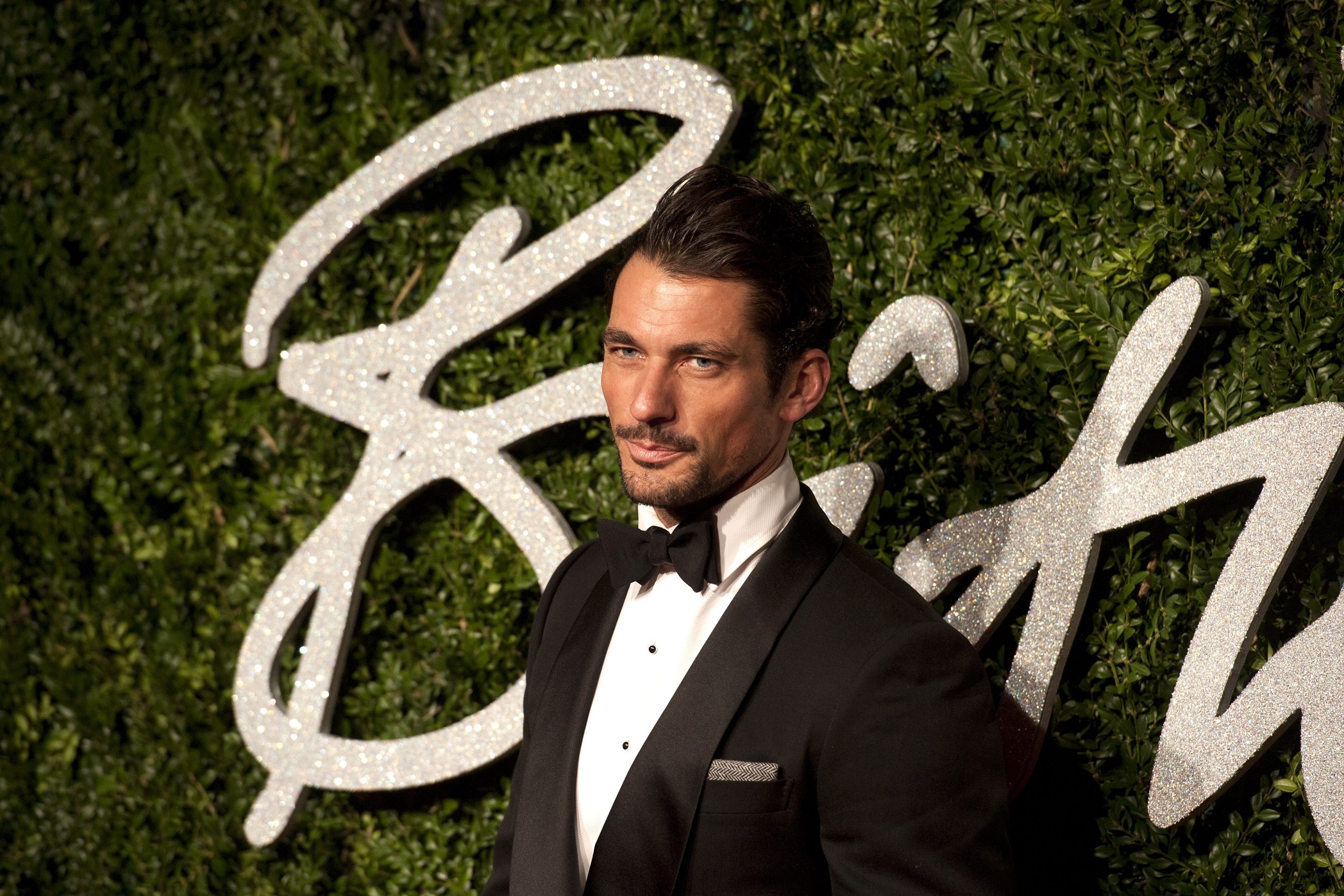 O David Gandy φτάνει στην ετήσια τελετή απονομής των Βρετανικών Βραβείων Μόδας που πραγματοποιήθηκε στο Coliseum Theatre στο κέντρο του Λονδίνου, την 1 Δεκεμβρίου 2014.