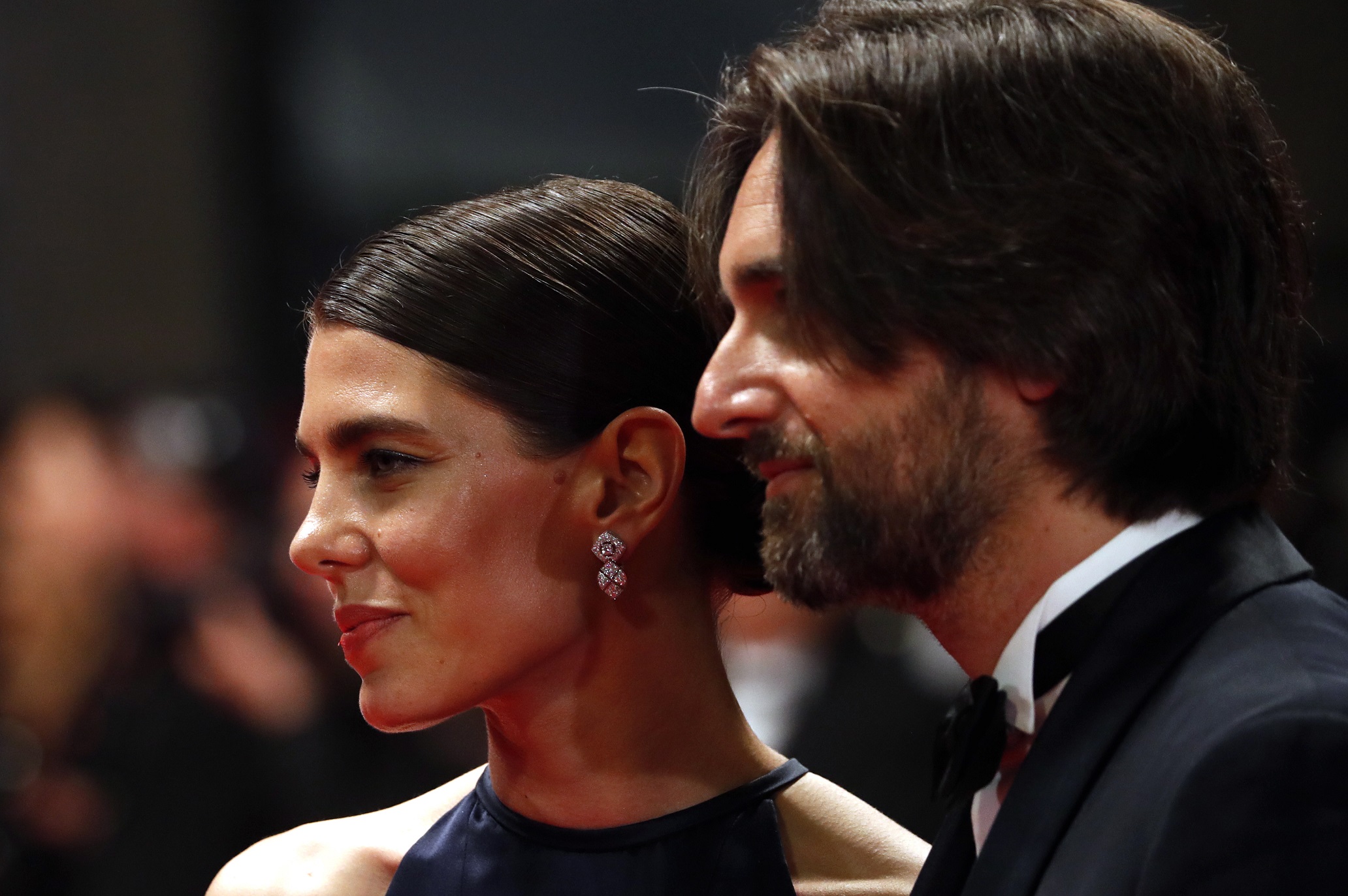 Η Charlotte Casiraghi και ο Dimitri Rassam παρακολουθούν την προβολή της ταινίας "Brother and Sister (Frere et Soeur)" κατά τη διάρκεια του 75ου ετήσιου Φεστιβάλ Κινηματογράφου των Καννών, στις 20 Μαΐου 2022.