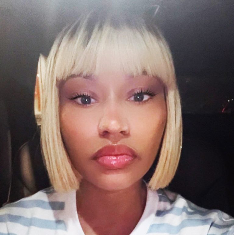 H raper Nicki Minaj σε κοντινό