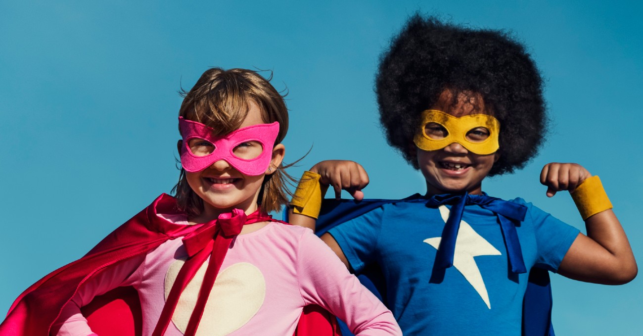 Μεταμφιεσμένα παιδιά σε σούπερ ήρωες τις Απόκριες