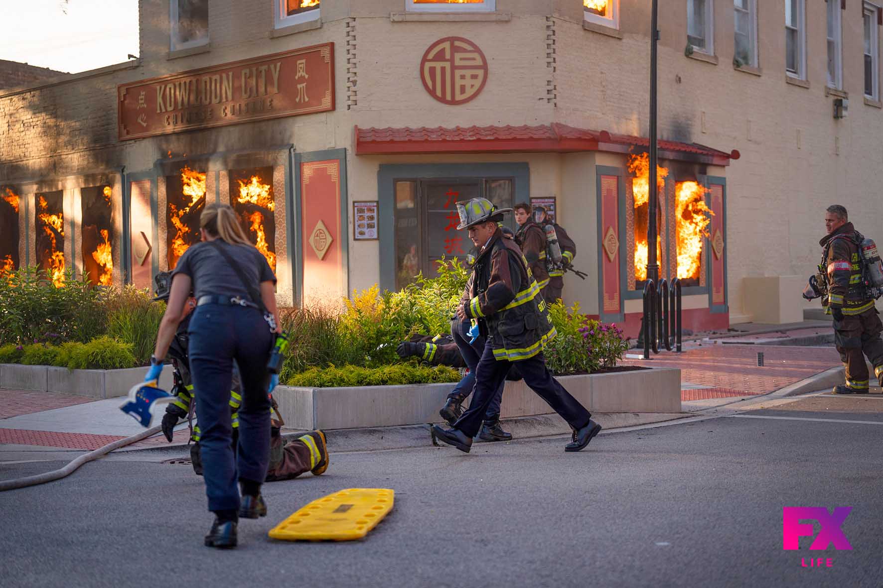 Σκηνή από τη σειρά Chicago Fire