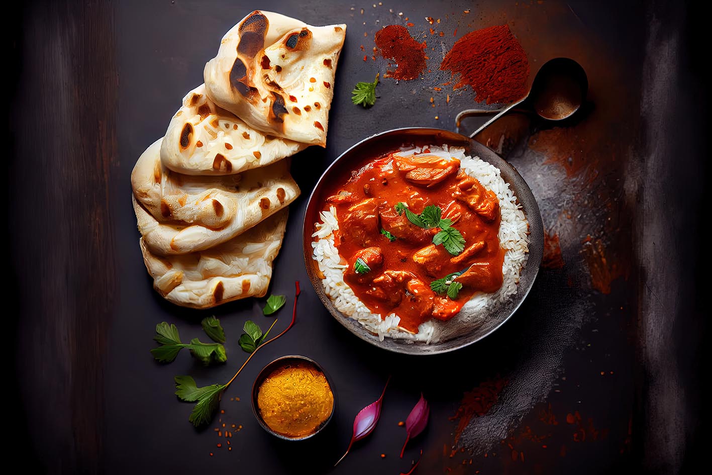 Κοτόπουλο tikka masala.