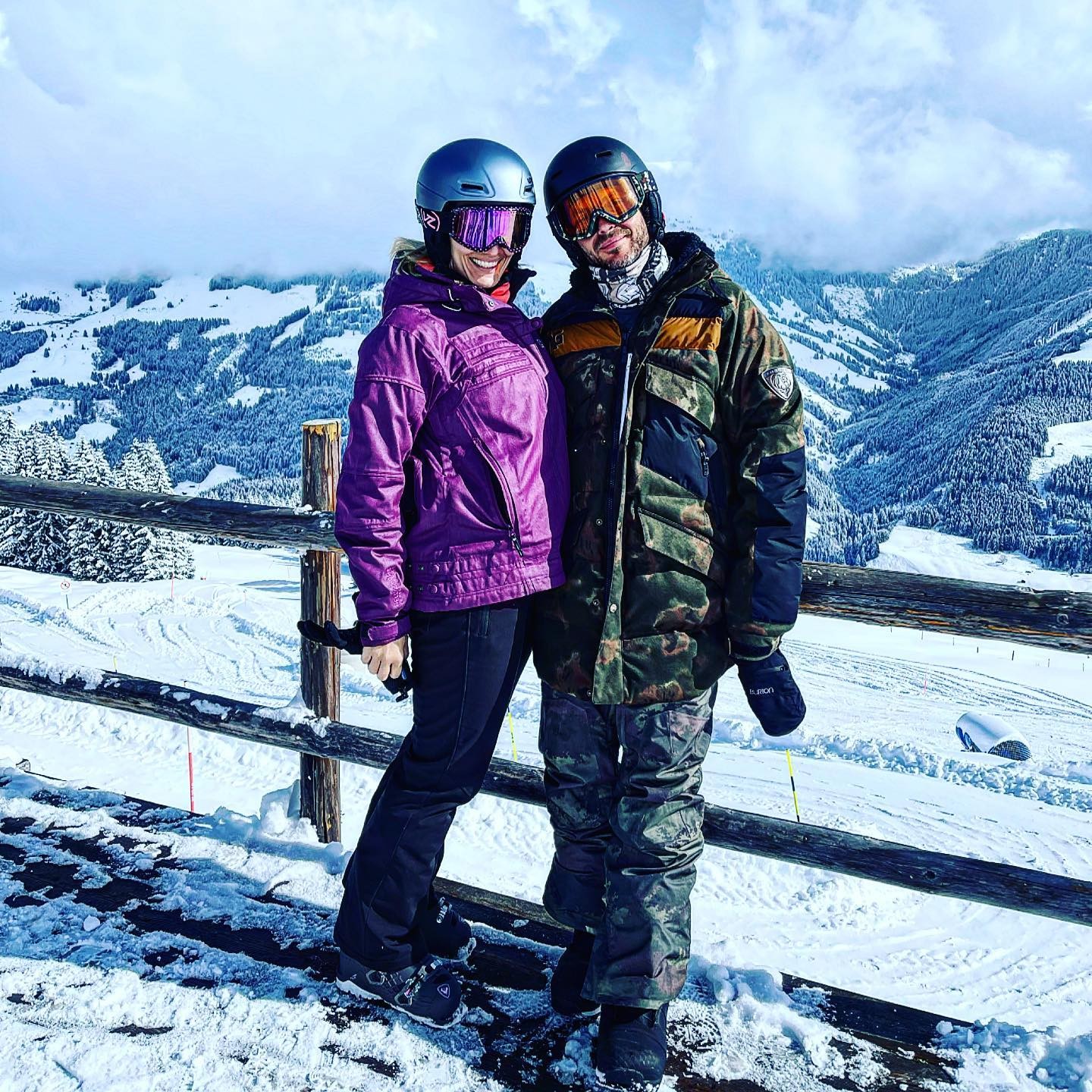 Ελεονώρα Μελέτη και Θοδωρής Μαροσούλης για σκι