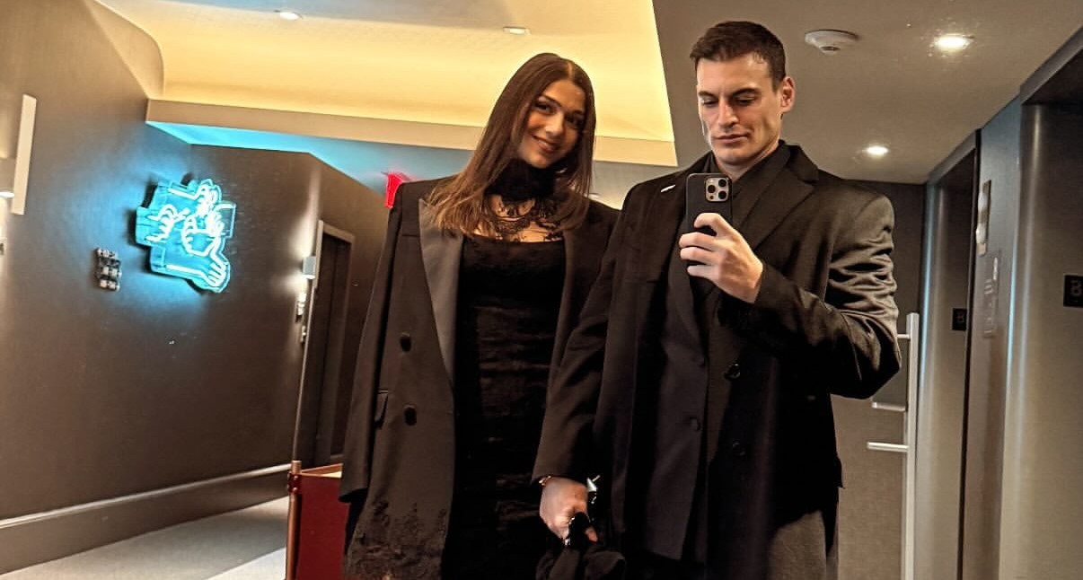 Μελίνα Νικολαΐδη και Δημήτρης ΦΙντιρίκος την ορκωμοσία του Τραμπ