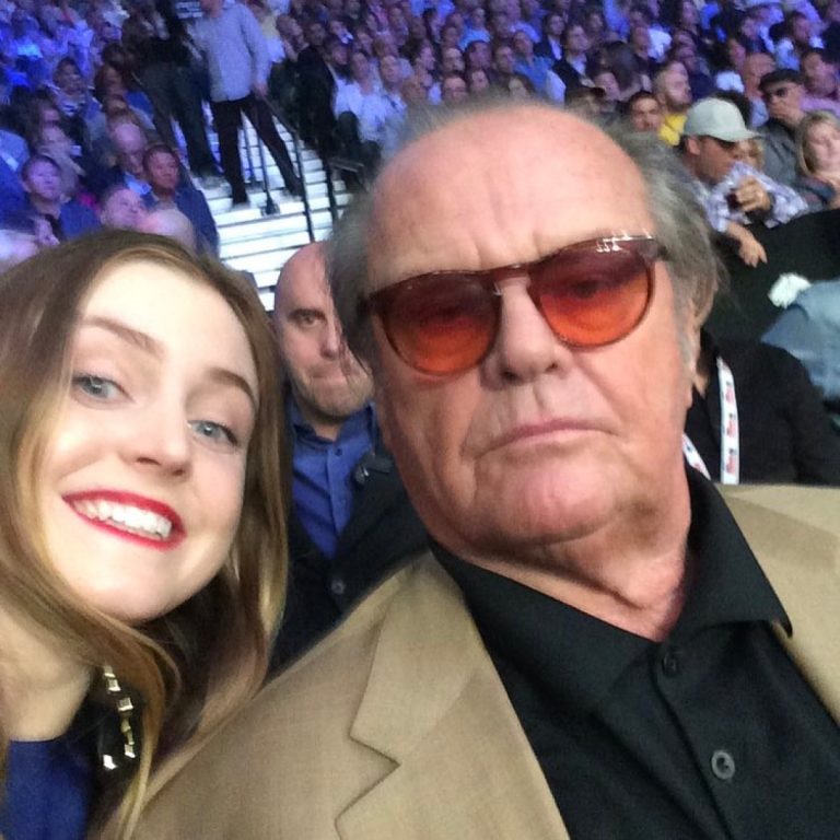 Ο Jack Nicholson με την κόρη του