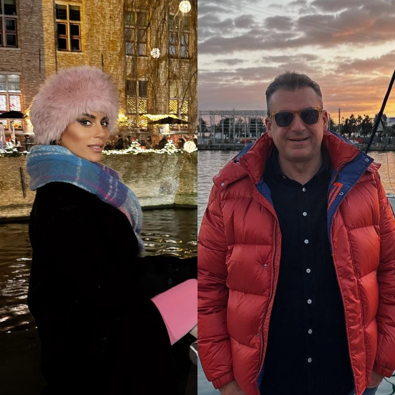 Γιώργος Λιάγκας και Μαρία Αντωνά στο εξωτερικό