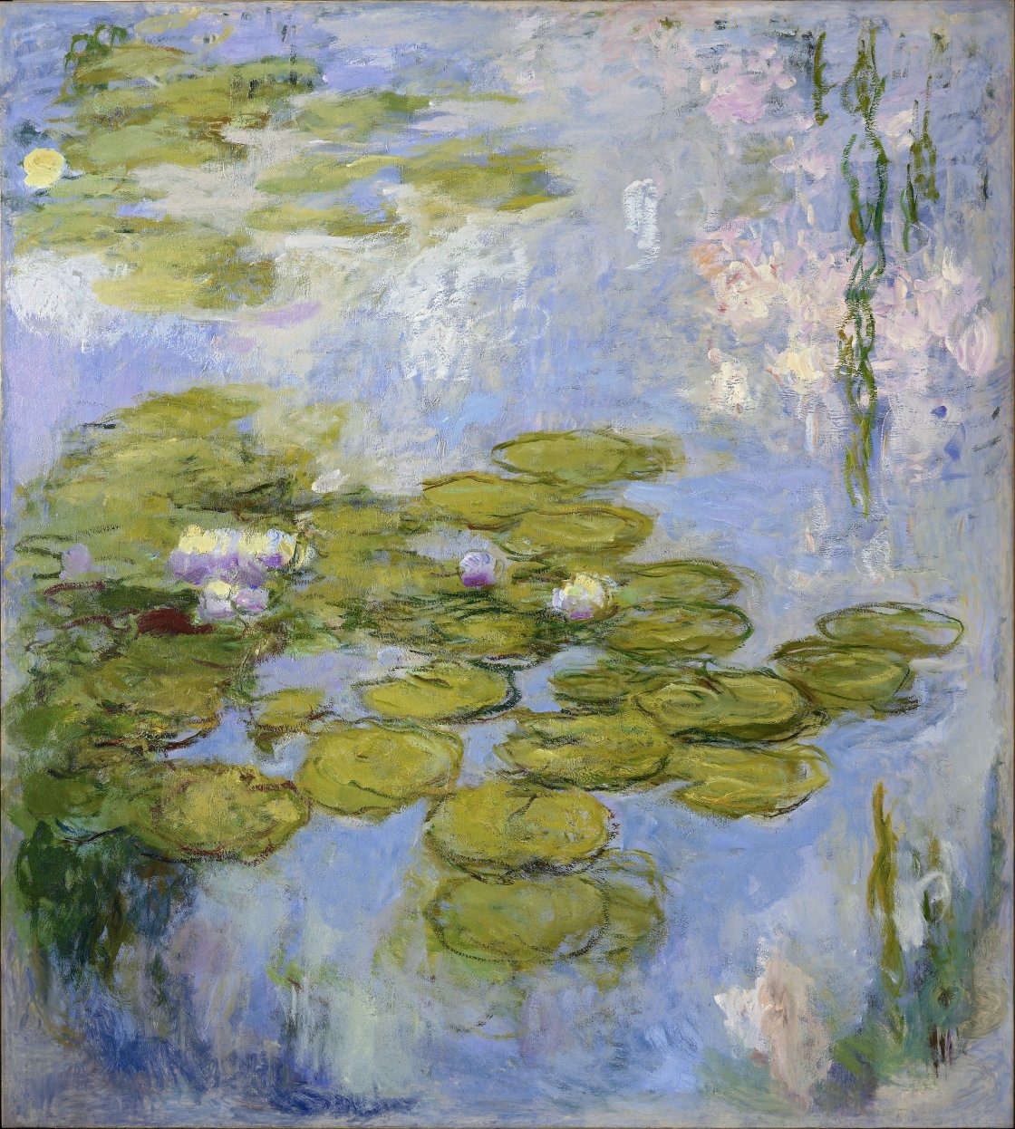 Έργο του Claude Monet. Νυμφίες, 1916-1919 - Λάδι σε καμβά, 200 × 180 εκ. RiehenBasilea, Fondation Beyeler, Συλλογή Beyeler