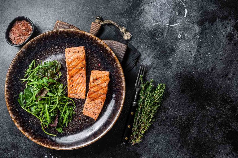 Σολομός φιλέτο ψητός