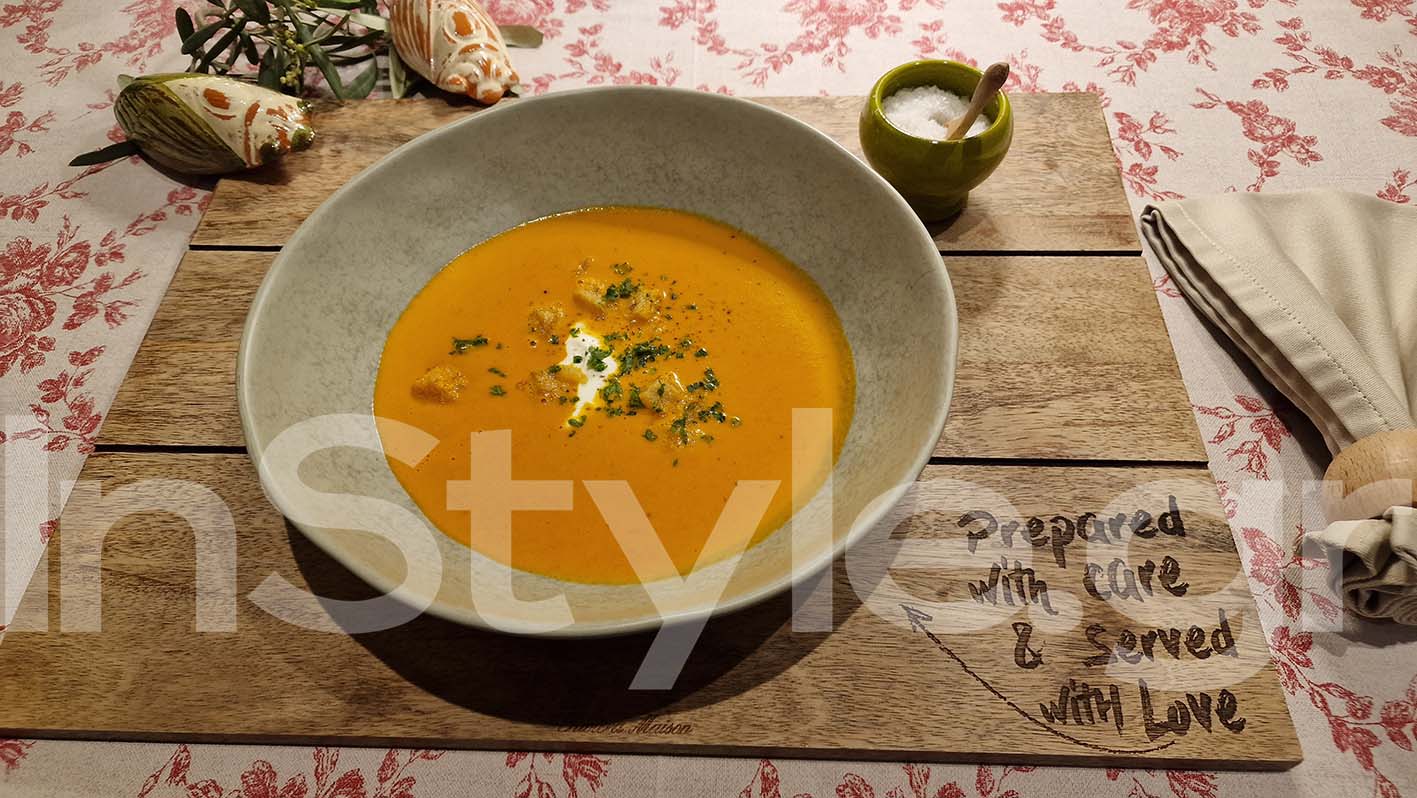 Σούπα βελουτέ καρότου
