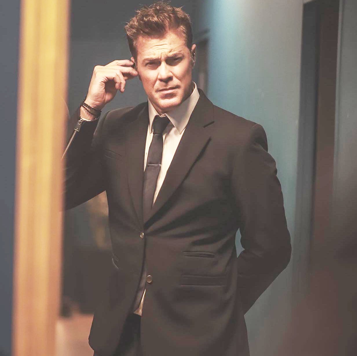 Ο Χρήστος Χολίδης λίγο πριν ανέβει στην πίστα