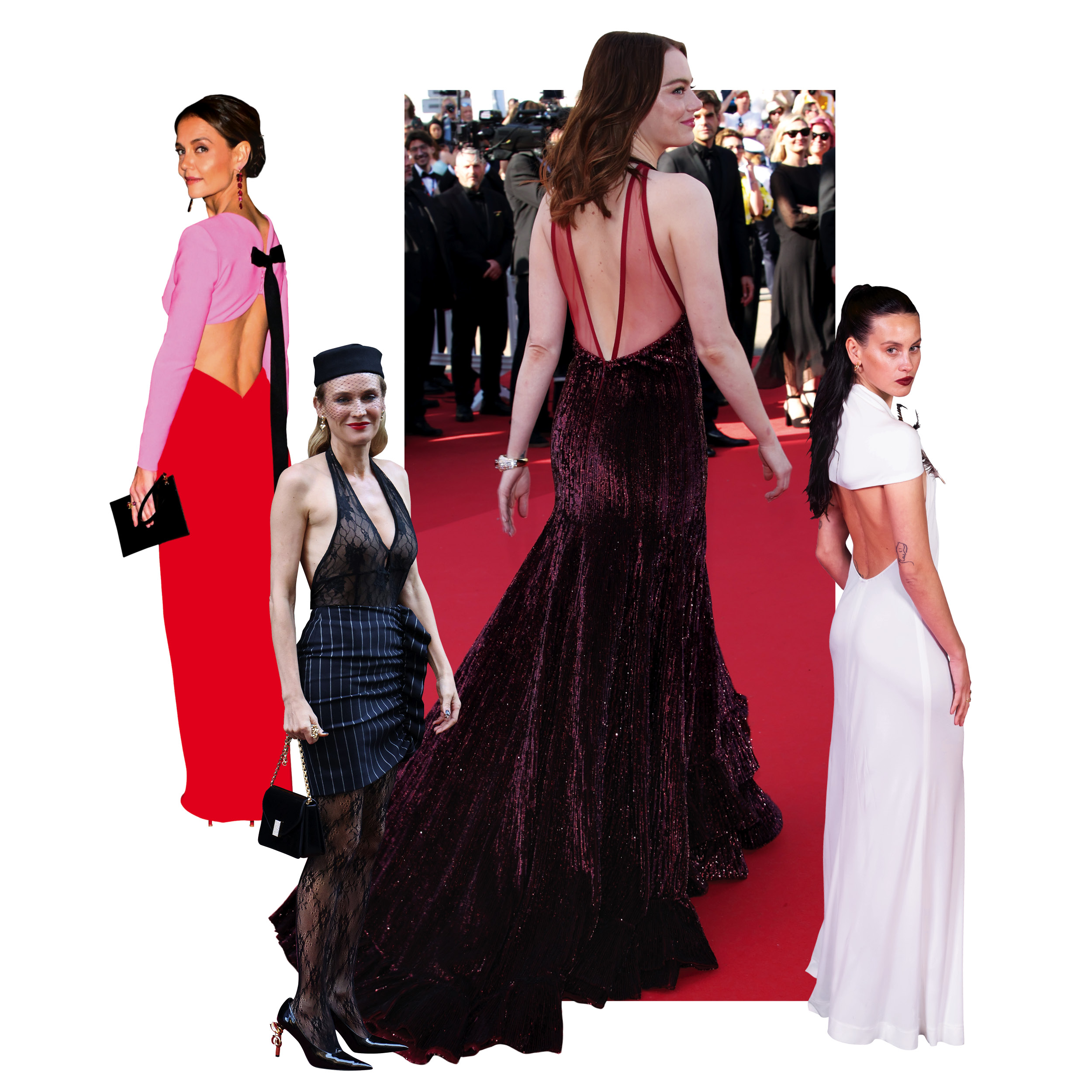 διάσημες με εξώπλατα