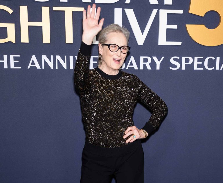 H Meryl Streep στο SNL50: The Anniversary Special στο 30 Rockefeller Center στις 16 Φεβρουαρίου 2025 στη Νέα Υόρκη.