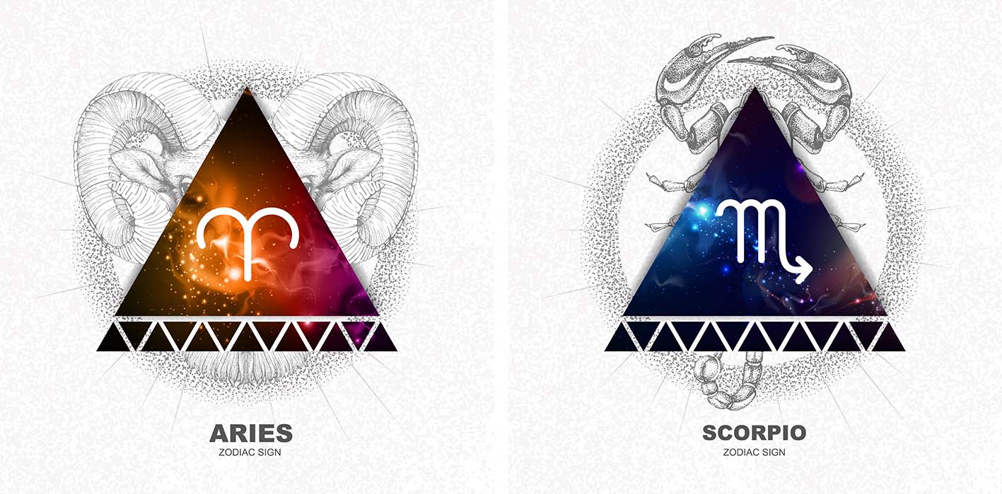 Αστρολογία τα ζώδια του Κριού και Σκορπιού