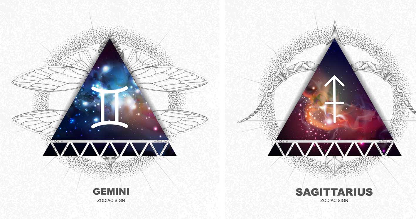Αστρολογία τα ζώδια Δίδυμοι και Τοξότης