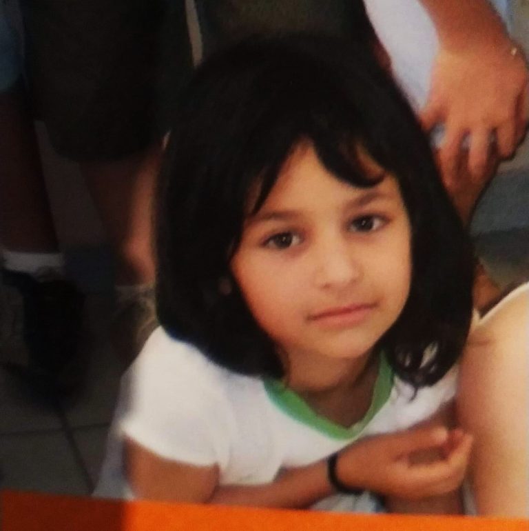 Η Κλαυδία σε μικρή ηλικία