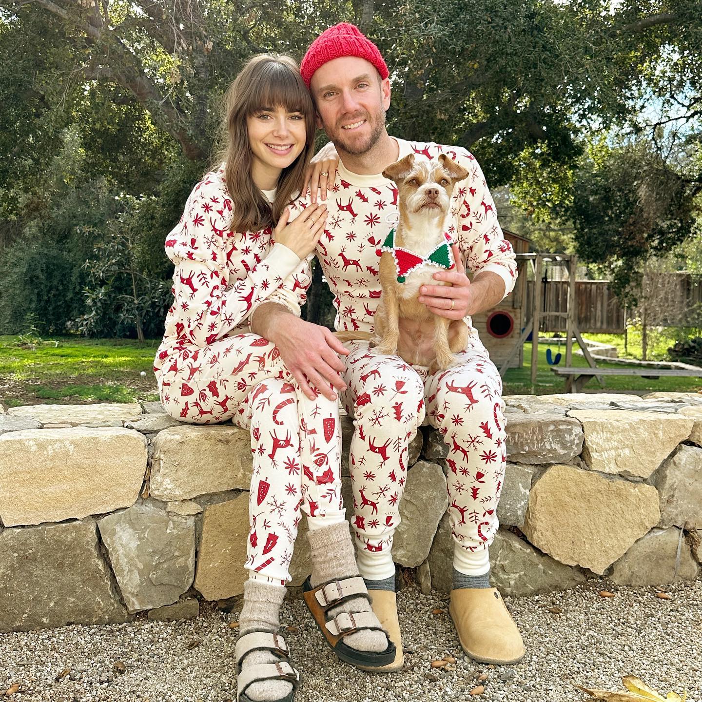 H Lily Collins, με τον σύζυγό της, Charlie McDowell