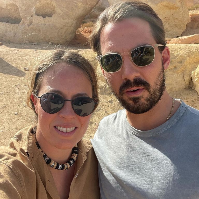 Ο Φίλιππος Ντε Γκρες και η Νίνα Φλορ