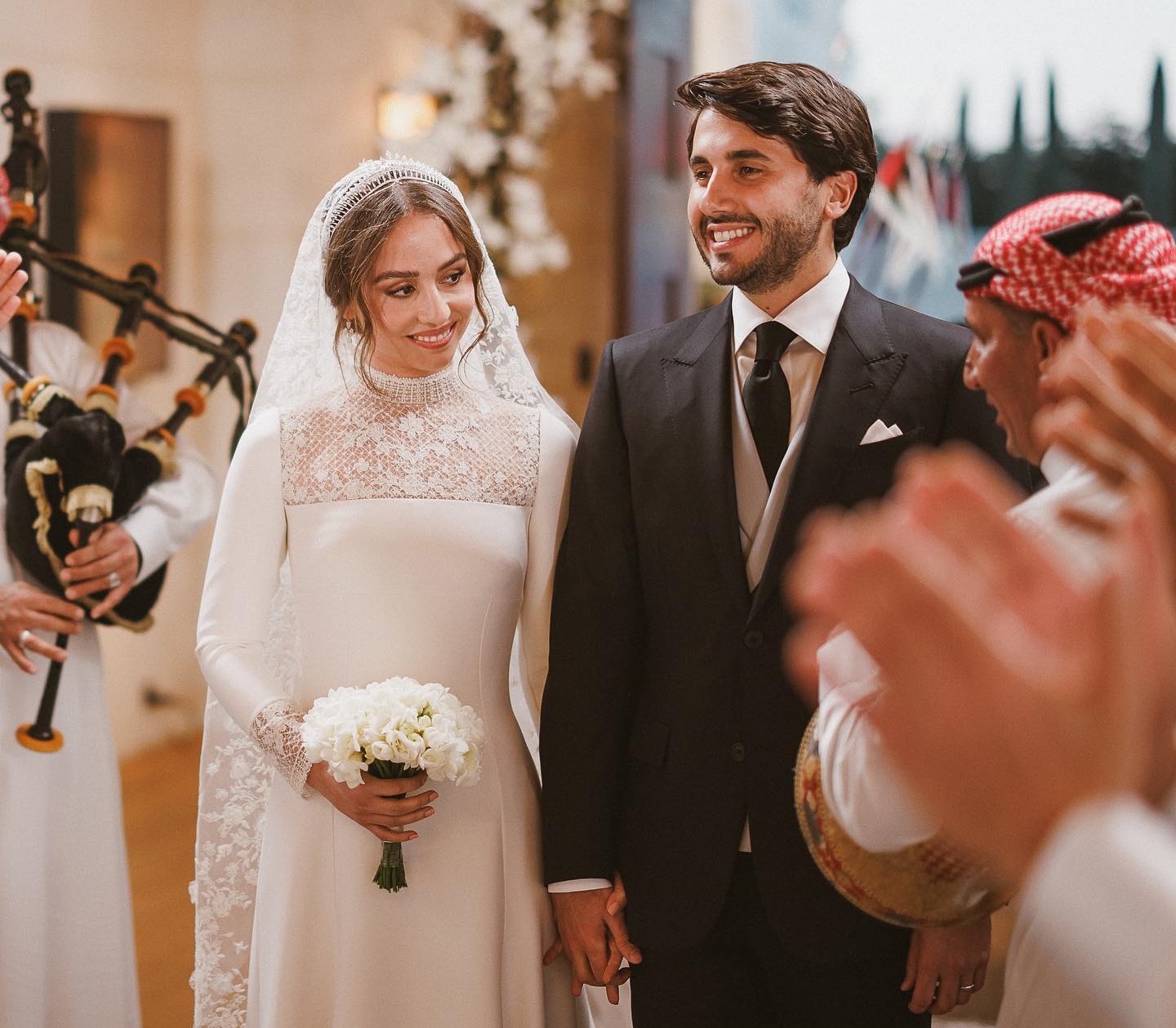 Η πριγκίπισσα Iman της Ιορδανίας και ο σύζυγός της Jameel