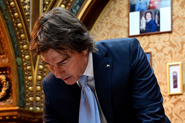 Ο Tom Cruise στο Aéro-Club de France στο Παρίσι, στις 8 Φεβρουαρίου 2025.