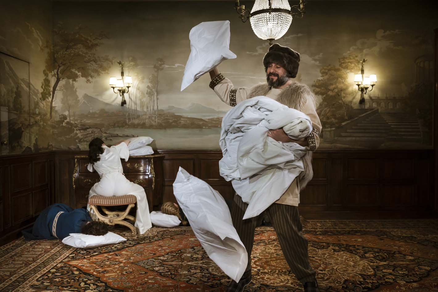 Σκηνή από τη θεατρική παράσταση