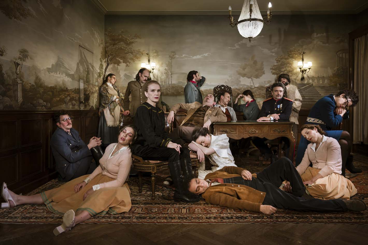 Σκηνή από τη θεατρική παράσταση