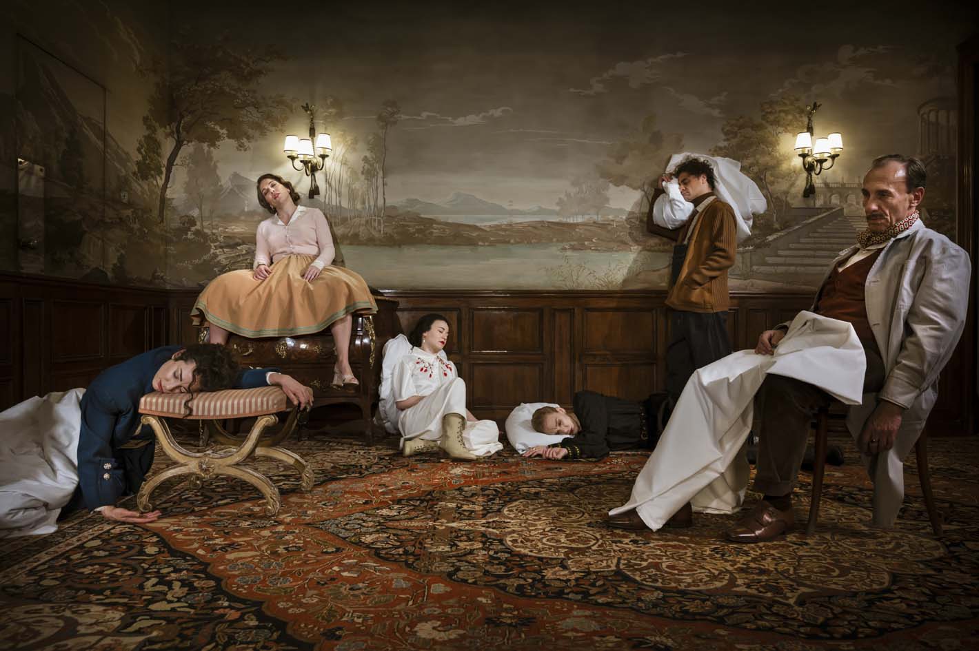 Σκηνή από τη θεατρική παράσταση