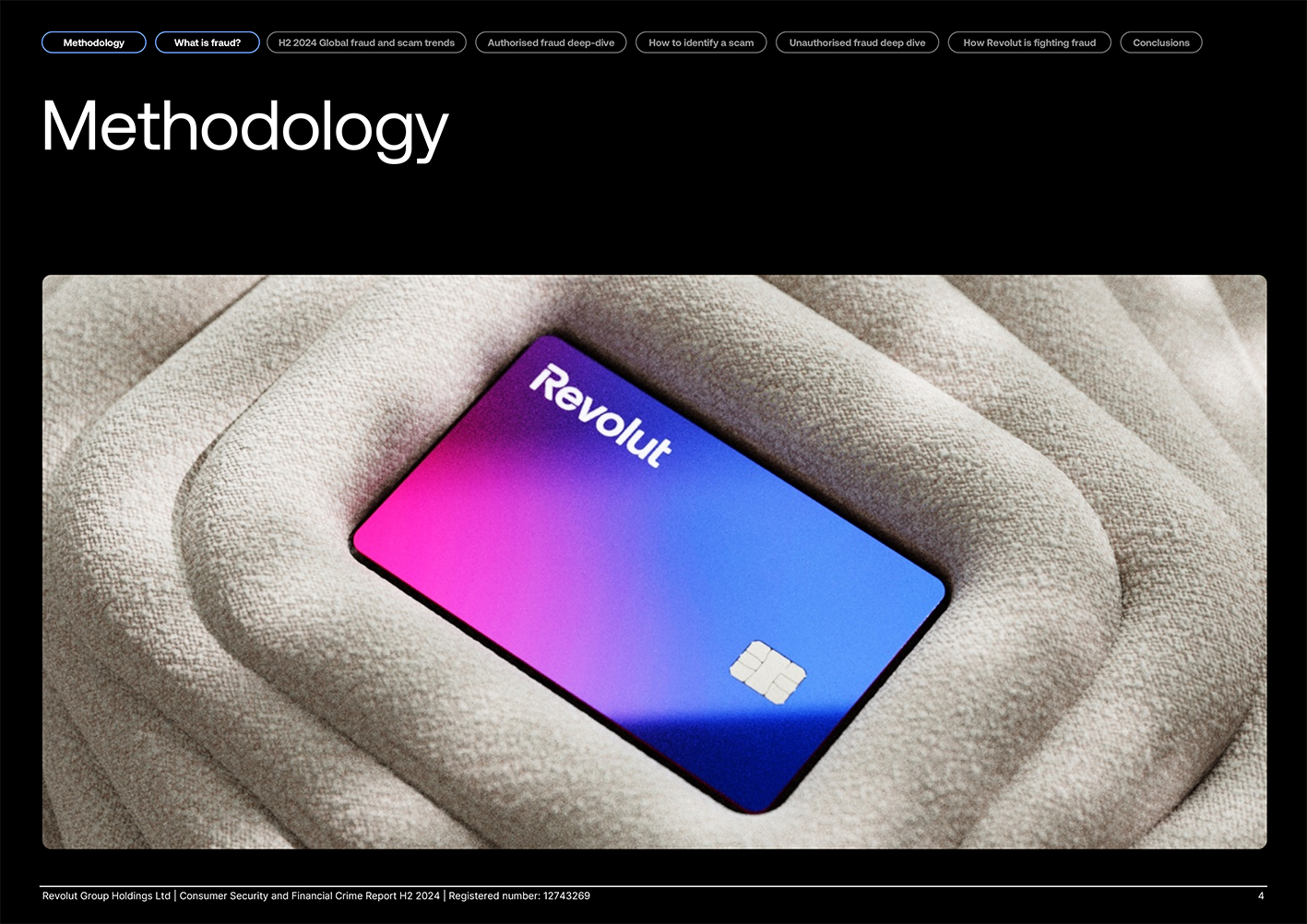 Οθόνη κινητού που γράφει πάνω Revolut