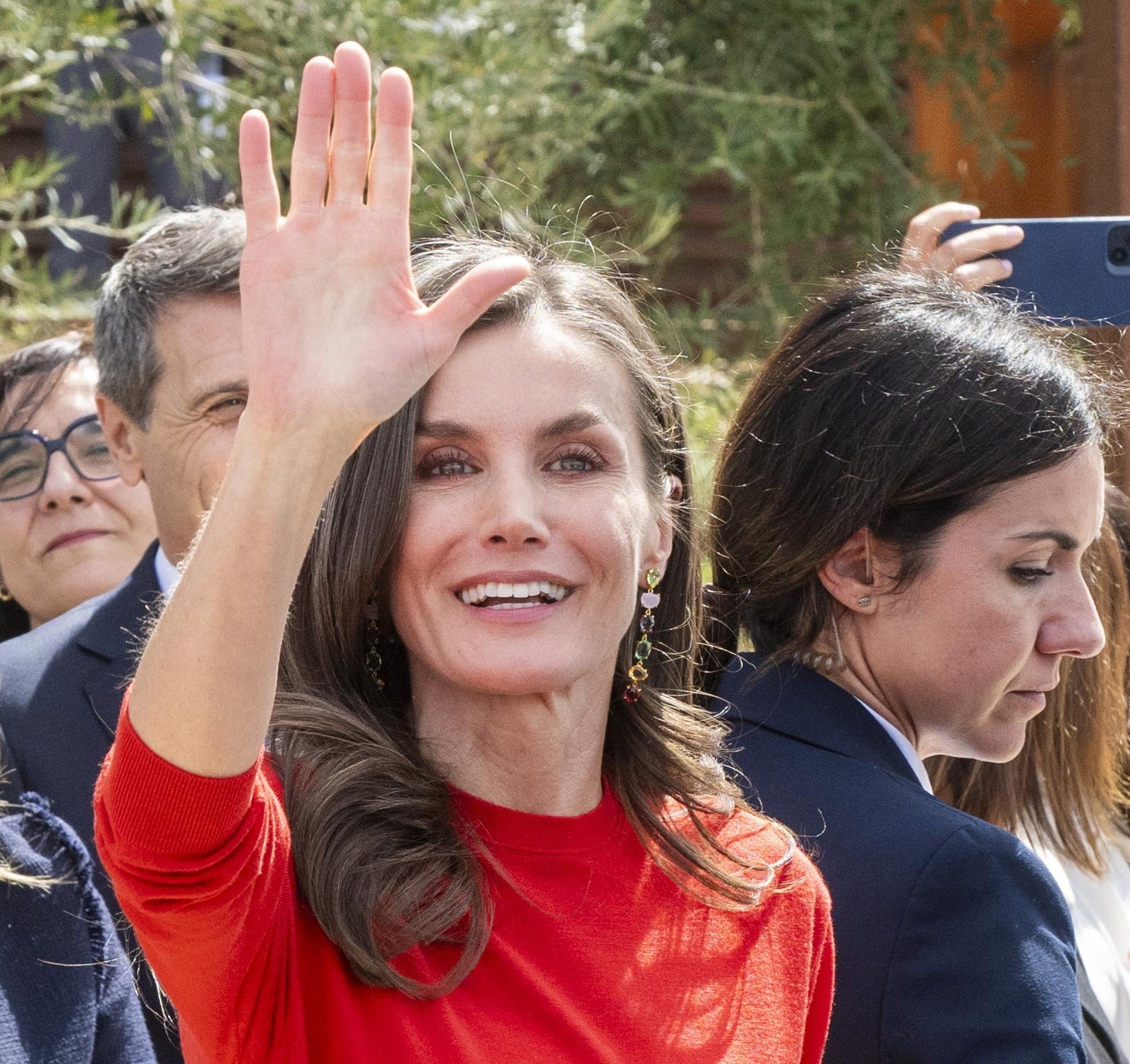H βασίλισσα Letizia στο Ερευνητικό Κέντρο Νου, Εγκεφάλου και Συμπεριφοράς (CIMCYC) του Πανεπιστημίου της Γρανάδας, την 1η Απριλίου 2025.