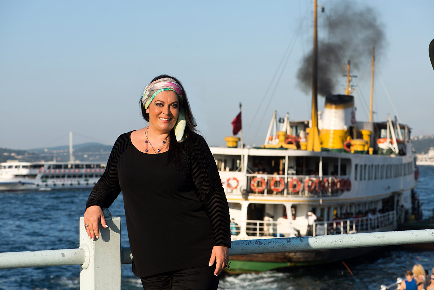 Πορτρέτο της διάσημης σεφ στην Κωνσταντινούπολη.