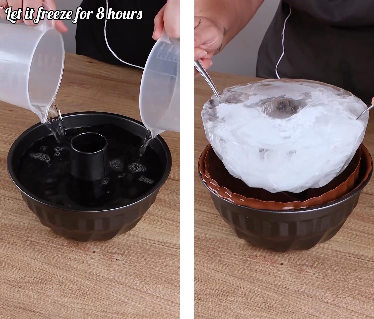 Kέικ σοκολάτας με καραμέλα και φιστίκια βήμα βήμα