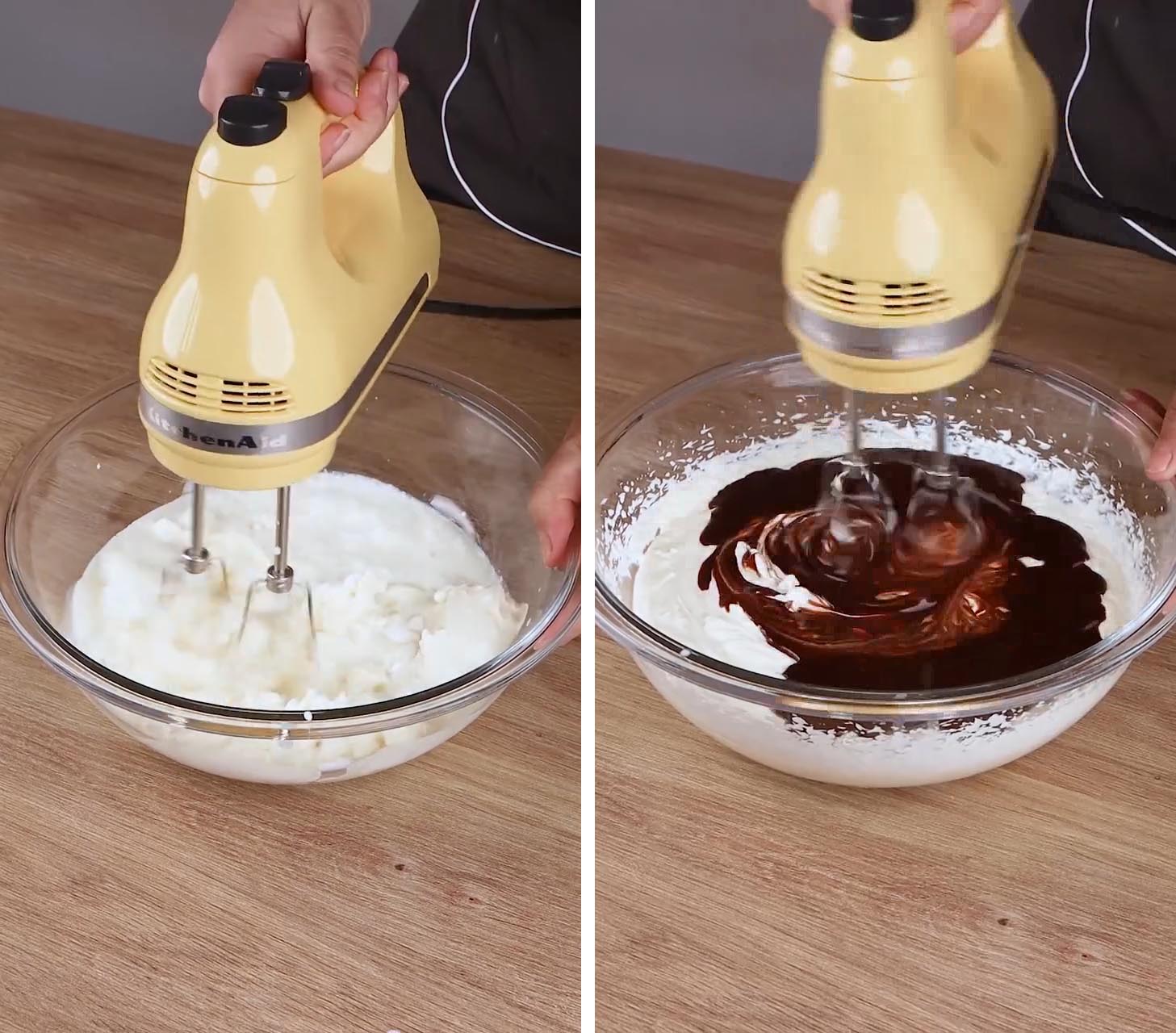 Kέικ σοκολάτας με καραμέλα και φιστίκια βήμα βήμα