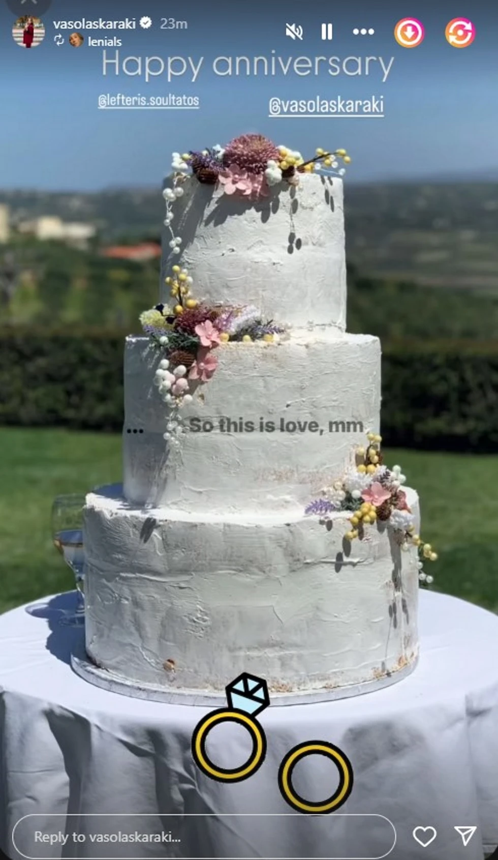 Βάσω Λασκαράκη τούρτα