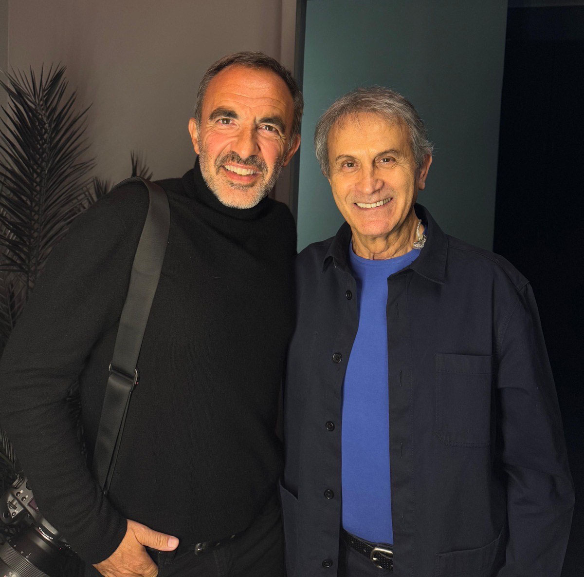 Ο Νίκος Αλιάγας με τον Γιώργο Νταλάρα