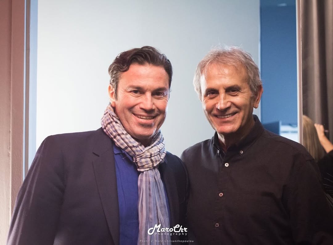 Ο Μάριος Φραγκούλης και ο Γιώργος Νταλάρας