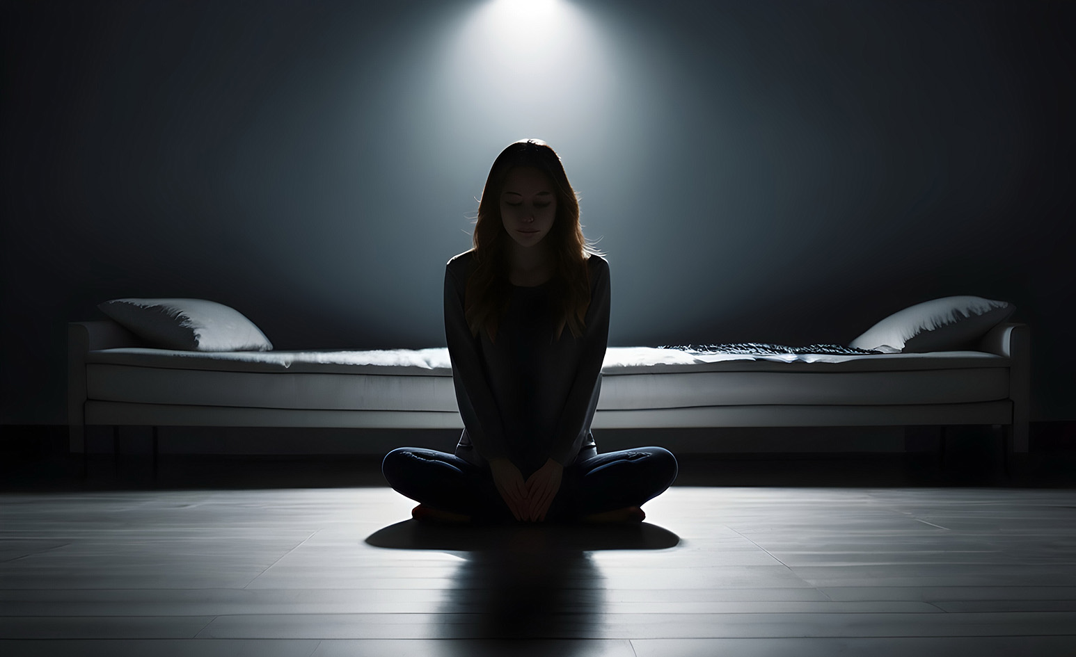 Γυναίκα δεν μπορεί να κοιμηθεί από εφιάλτη - Λυπημένη γυναίκα - Εφιάλτης