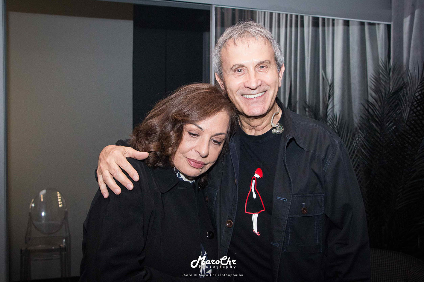 H Xαρούλα Αλεξίου με τον Γιώργο Νταλάρα