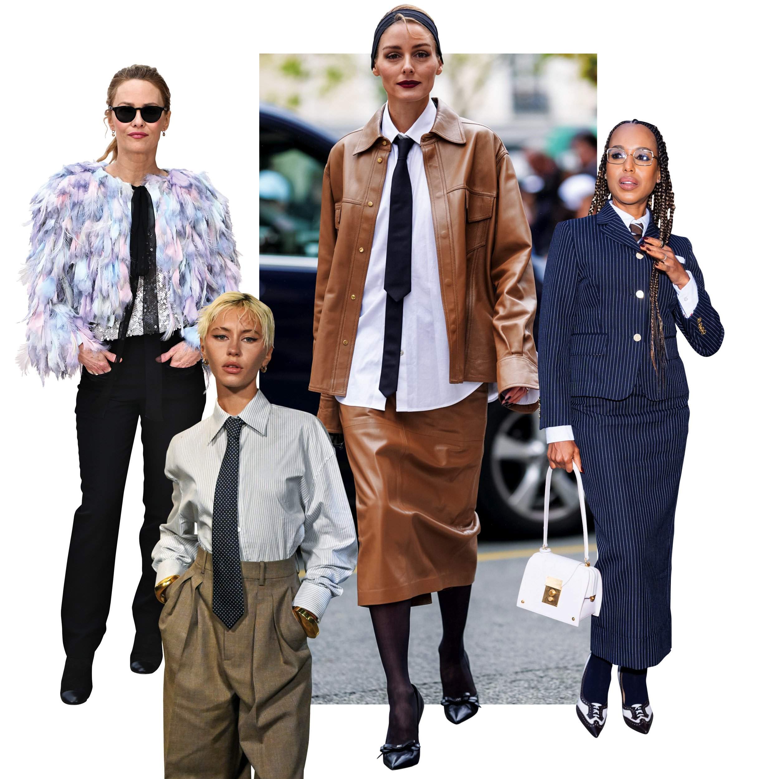 διάσημες που φοράνε γραβάτα