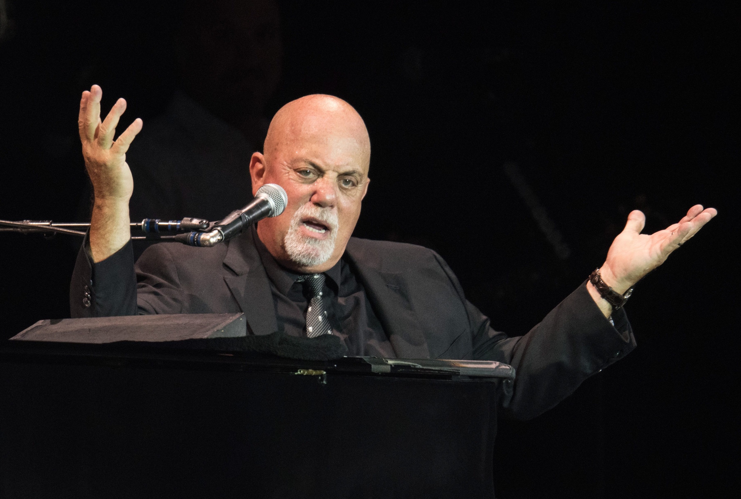 O Billy Joel στη μοναδική συναυλία που έδωσε στη Γερμανία στην Commerzbank-Arena μπροστά σε 30.000 θαυμαστές στη Φρανκφούρτη, 3 Σεπτεμβρίου 2016
