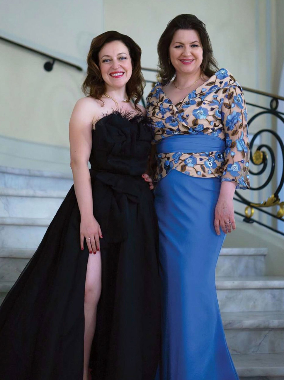 Η πρέσβειρα της Ειρήνης Guila Clara Kessous με την Former First Lady της Ισλανδίας Eliza Reid.