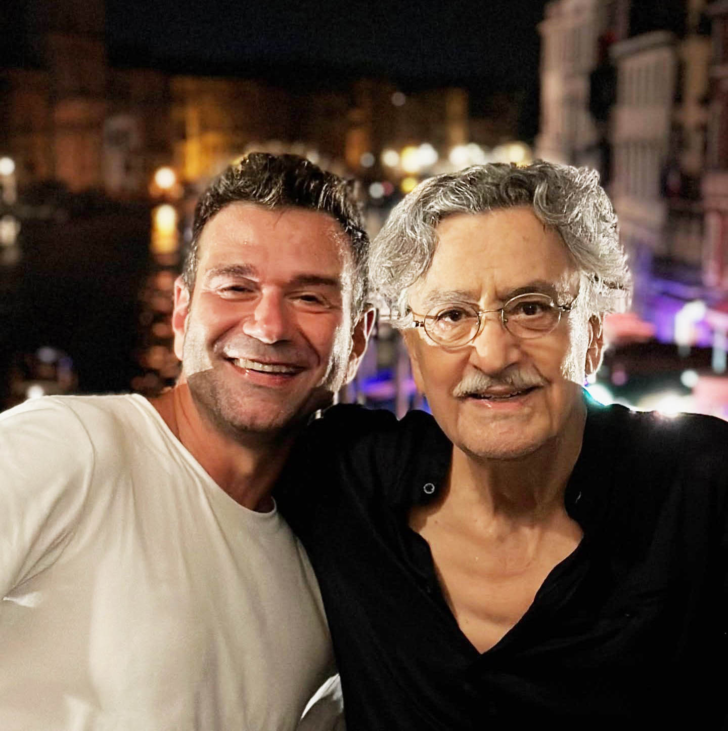 O Τάσος Ιορδανίδης με τον Νίκο Γαλανό