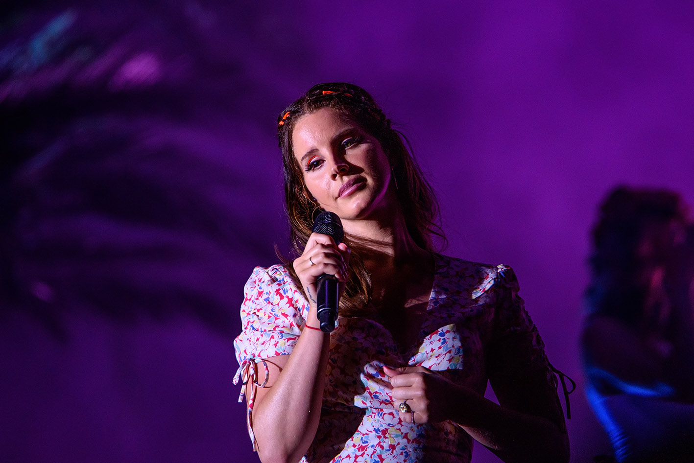 H Lana del Rey σε συναυλία στο Festival Internacional de Benicassim στις 19 Ιουλίου 2019 στο Benicassim της Ισπανίας.