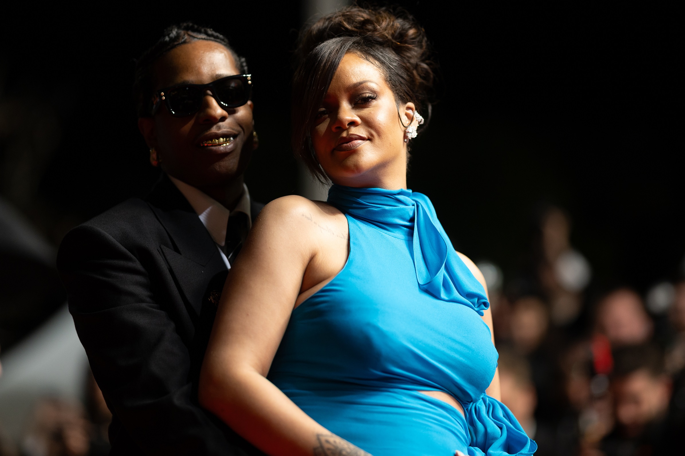 H Rihanna και ο A$AP Rocky μετά την πρεμιέρα του "Highest 2 Lowest" στο πλαίσιο του 78ου Φεστιβάλ Καννών, 19 Μαΐου 2025