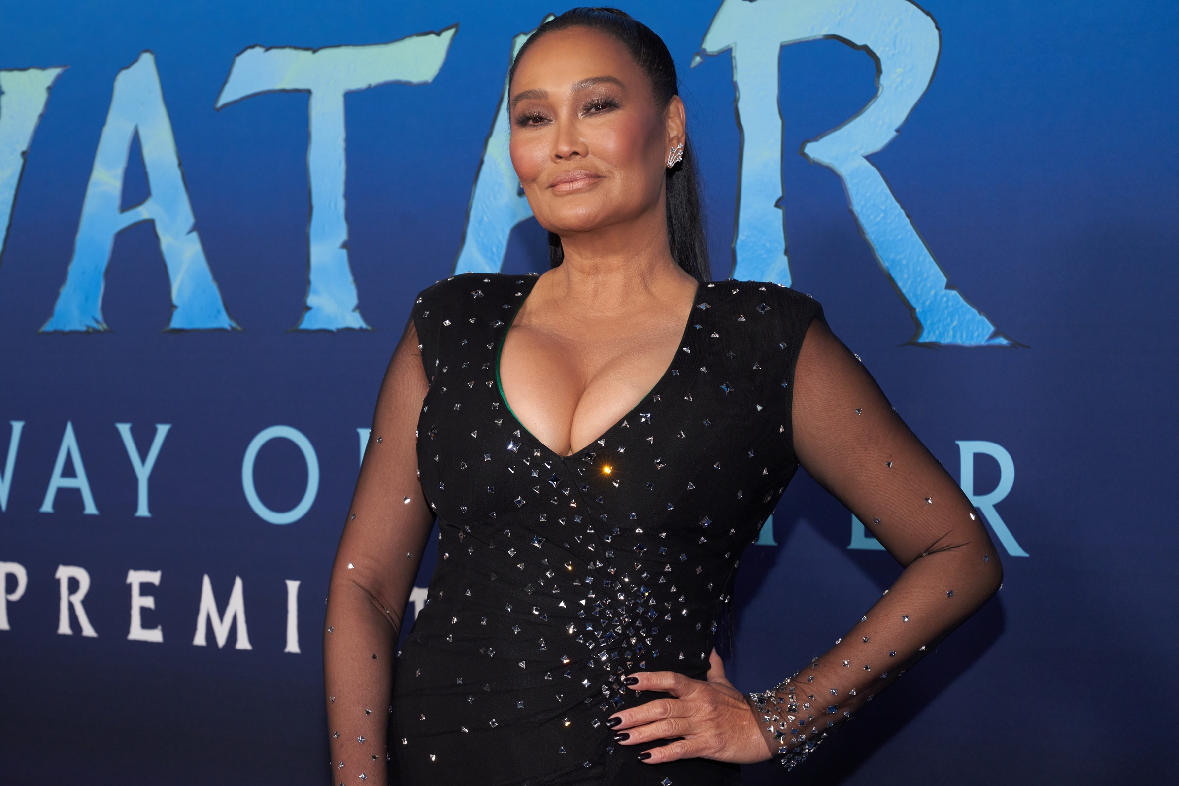 H Tia Carrere στην πρεμιέρα του "Avatar: The Way of Water" στο Dolby Theatre του Λος Άντζελες, 12 Δεκεμβρίου 2022